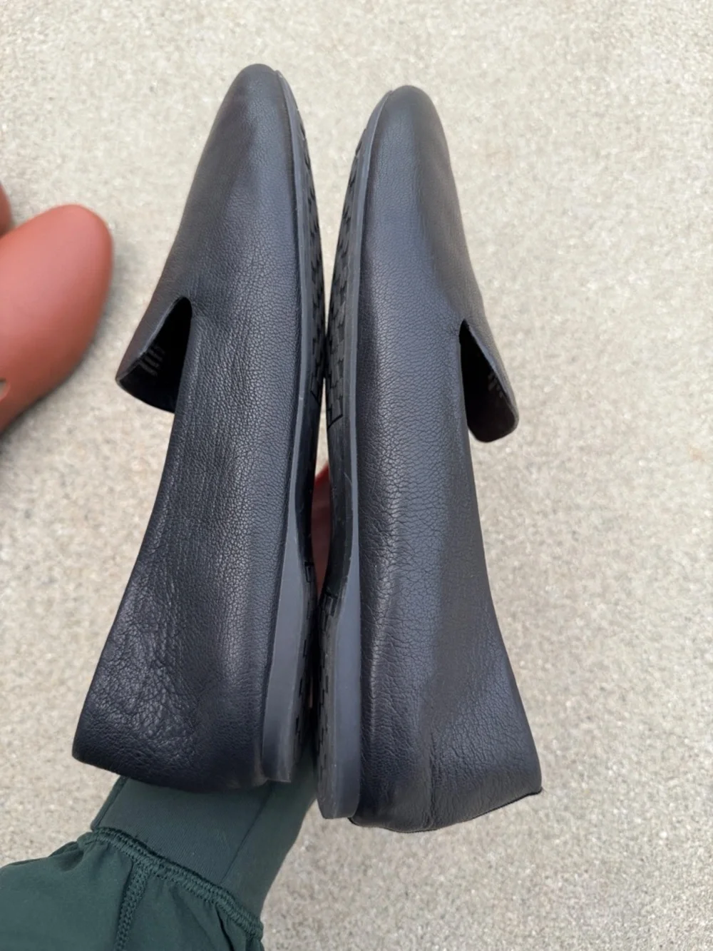 Birdies The Starling Women's 11 Black Leather Shoe Loafer Comfy Travel Slip